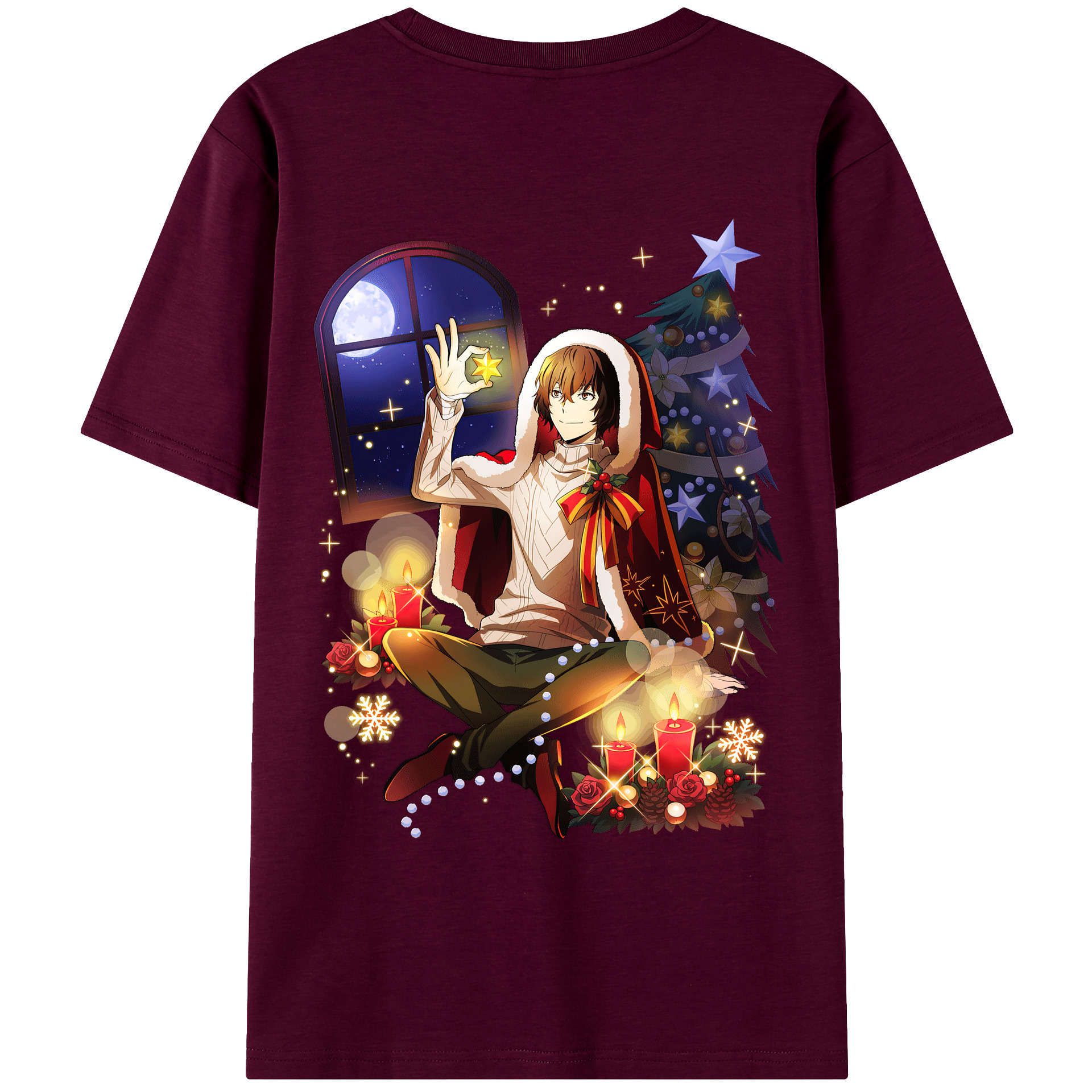 （画像用） 文豪ストレイドッグス Bungo Stray Dogs レディース半袖Tシャツ(バックプリント)